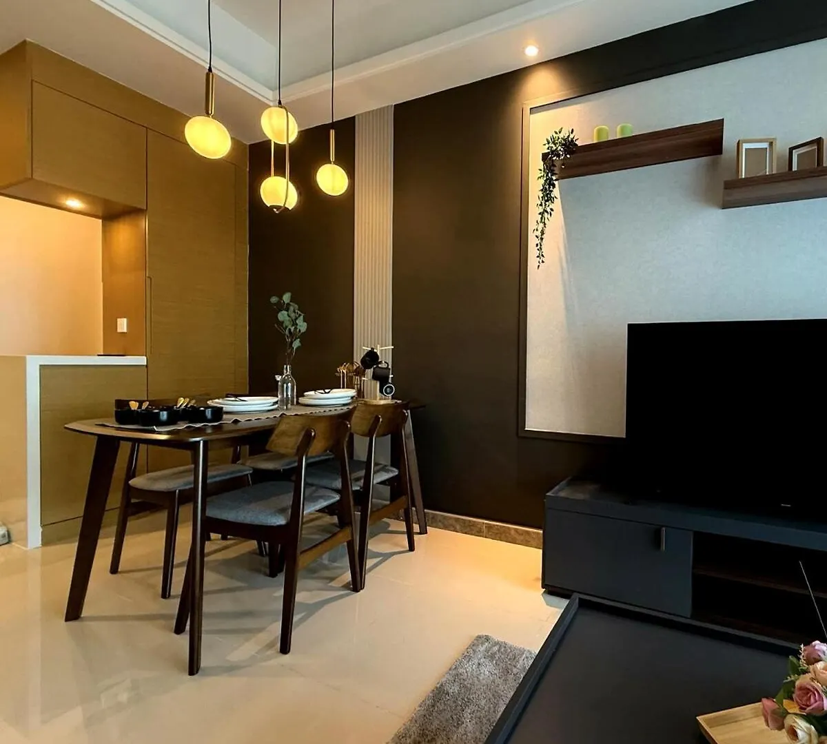 R&F Sea View 2Br Midnight Design 6-8Pax Brand New Lägenhet Johor Bahru Malaysia