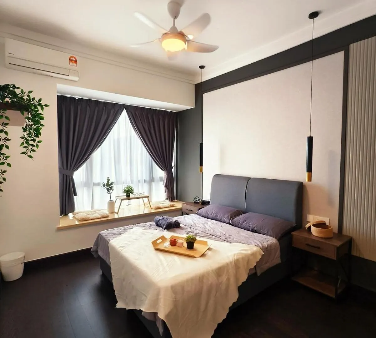 R&F Sea View 2Br Midnight Design 6-8Pax Brand New Lägenhet Johor Bahru Malaysia