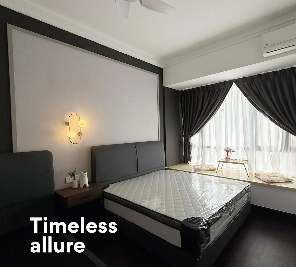 R&F Sea View 2Br Midnight Design 6-8Pax Brand New Lägenhet Johor Bahru