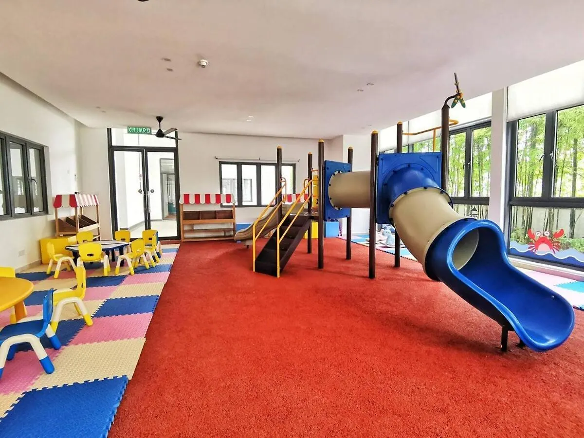 R&F Sea View 2Br Midnight Design 6-8Pax Brand New Lägenhet Johor Bahru Malaysia