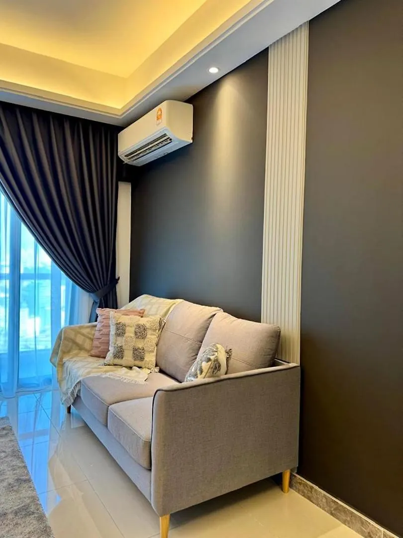 R&F Sea View 2Br Midnight Design 6-8Pax Brand New Lägenhet Johor Bahru Malaysia