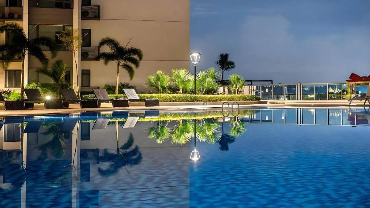 R&F Sea View 2Br Midnight Design 6-8Pax Brand New Lägenhet Johor Bahru
